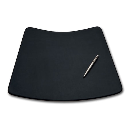Dacasso Black Leather 17" x 14" Conference Pad for Round Table PR-1024